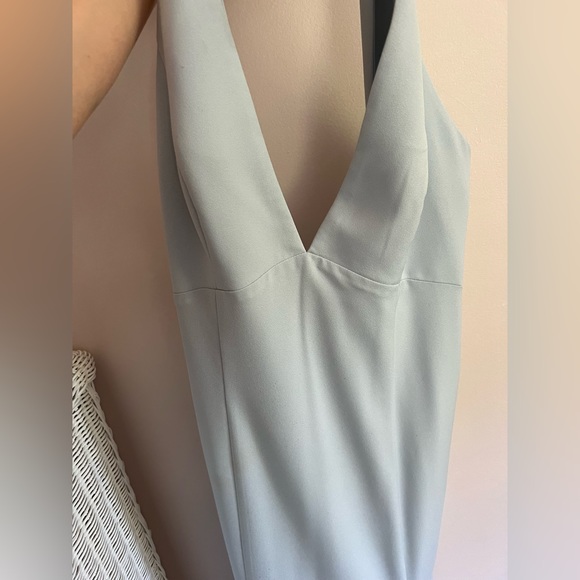 Amsale Annalise Bridesmaids dress in New Ice - Picture 5 of 6